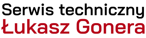 logo z nazwy serwis techniczny Łukasz Gonera